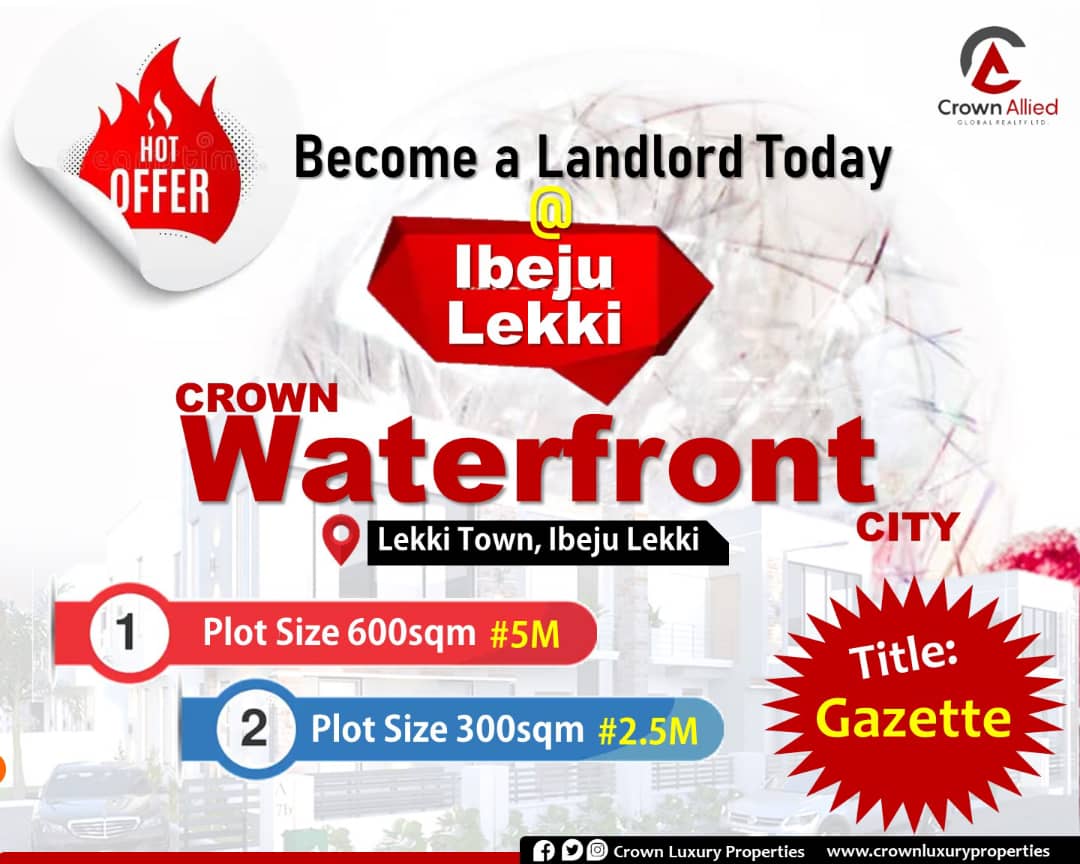 Crown Waterfront City – Land Only